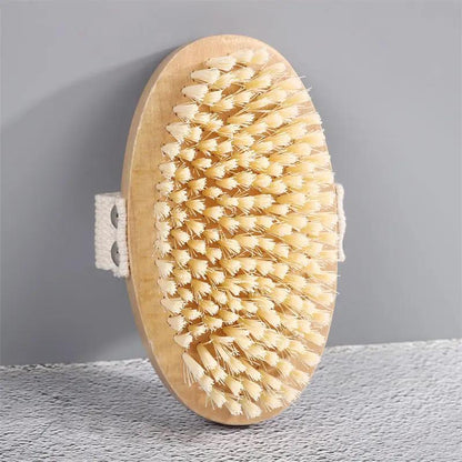 Bamboo Bristle Body Scrub Brush Natural Environmental Friendly Product