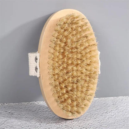 Bamboo Bristle Body Scrub Brush Natural Environmental Friendly Product